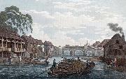 John William Edy Bridge, at Christiania oil painting on canvas